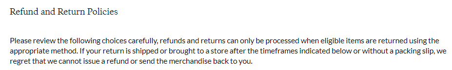 Barnes and Noble Refund and Return Policies intro